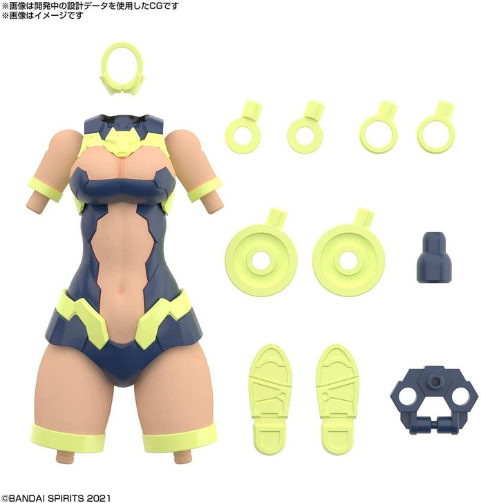  Bandai 30MS Option Body Parts Type G02 Color C Plastic Model 