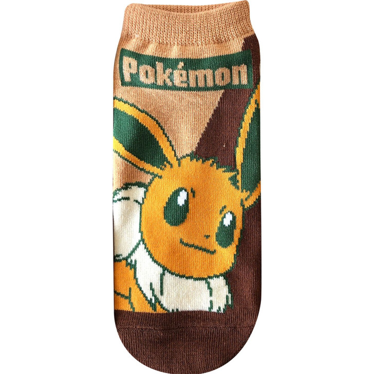 Pokemon Center Original Character Socks Eevee Bicolor Ladies (23-25cm)