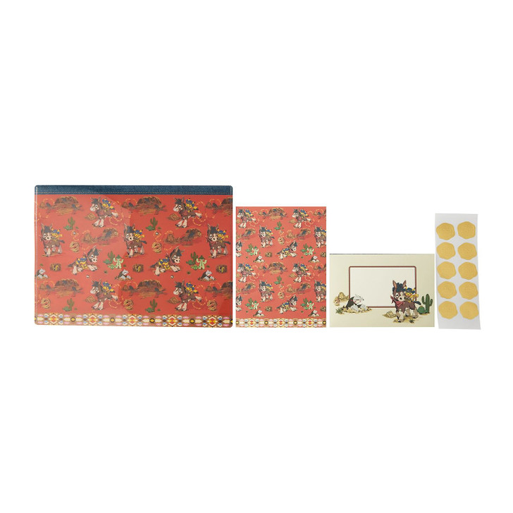Pokemon Center Original Clear File Letter Set Run Run! Desert
