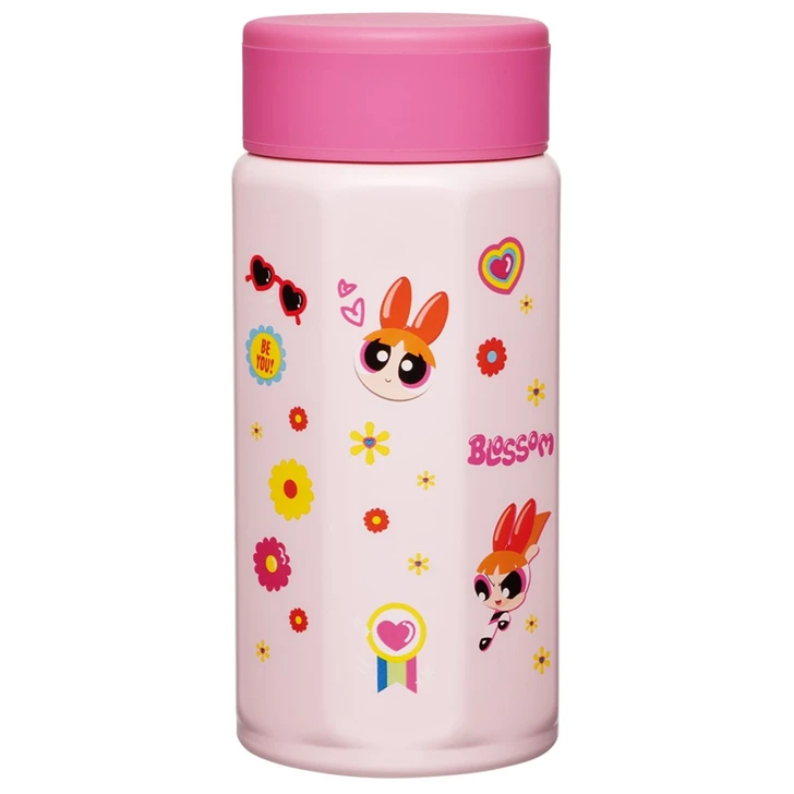 Skater Skater Powerpuff Girls Octagonal Stainless Steel Bottle