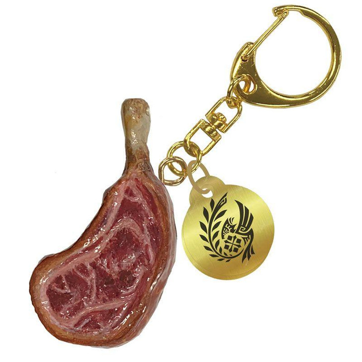  Capcom Well-Grilled Meat Keychain (Monster Hunter Wilds) 