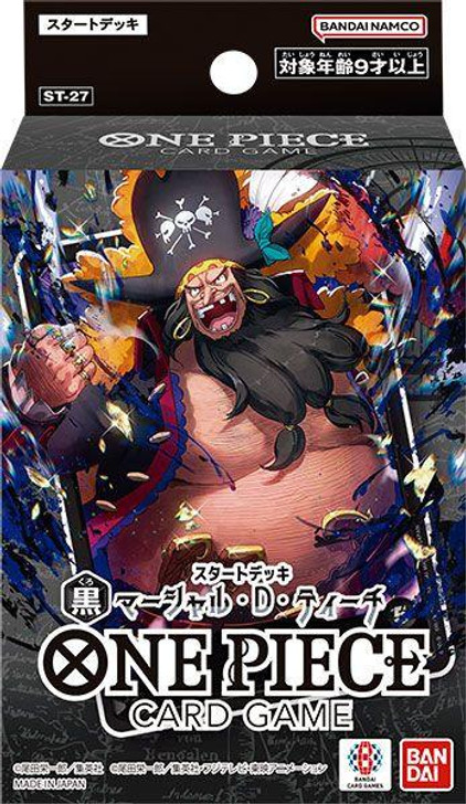  Bandai ONE PIECE Card Game Starter Deck Black Marshall D. Teach ST-27 