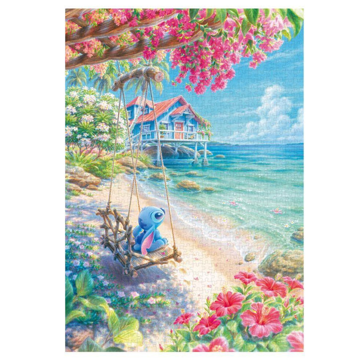 Other Jigsaw Puzzle Loco Beach (Stitch) (1000 Pieces) 