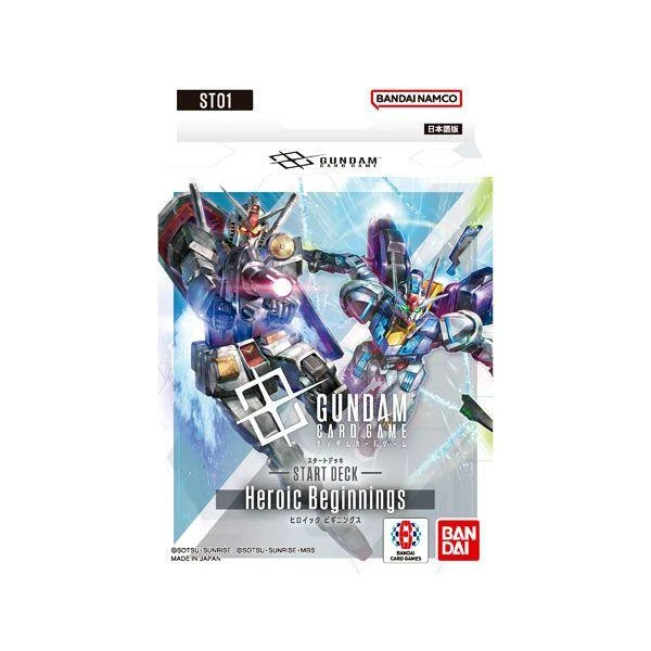  Bandai Mobile Suit Gundam Card Game Starter Deck Heroic Beginnings ST01 