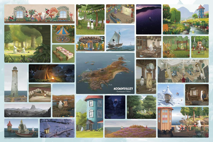 Yanoman Jigsaw Puzzle Moominvalley (1000 Pieces) 