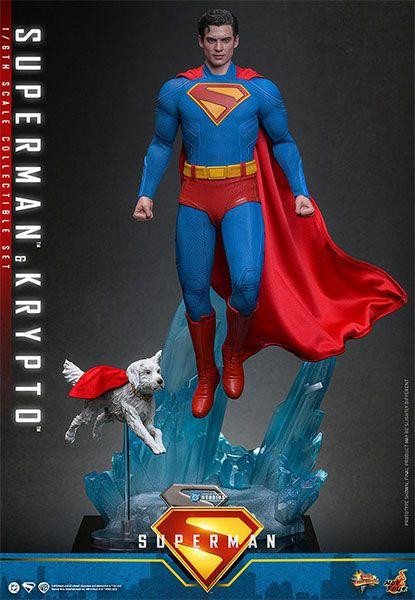 スーパーマン（2025）ホットトイズ　Hot Toys Superman Movie Masterpiece 'Superman (2025)' Superman & Krypto 1/6 Figure