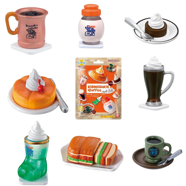 鬼武蔵・村尾・KOMA GA TAKE セット Bandai Life Bikkura Tamago Komeda's Coffee ~More Relaxation