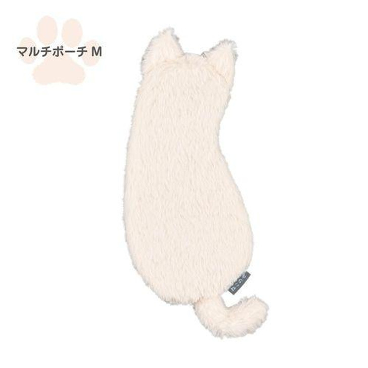  Nakabayashi Nekonose Multi Pouch M White Persian 