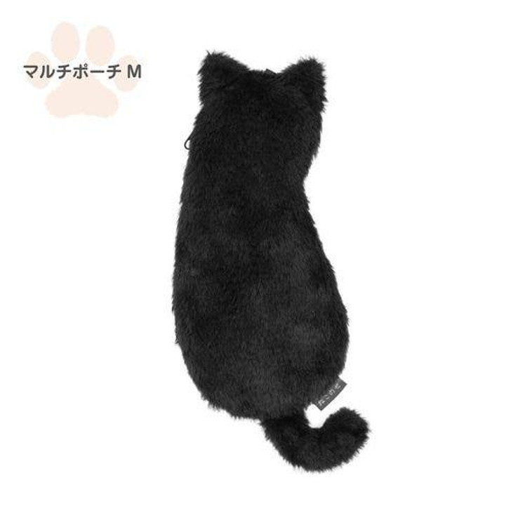  Nakabayashi Nekonose Multi-Pouch M Black Cat 