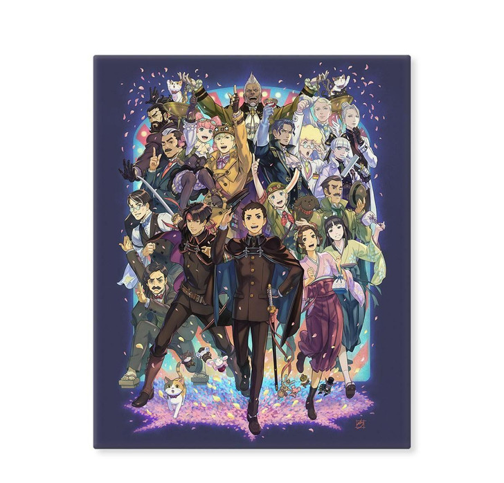 Capcom The Great Ace Attorney - 10th Anniversary Banquet Of Flowers - Character Fine Board 