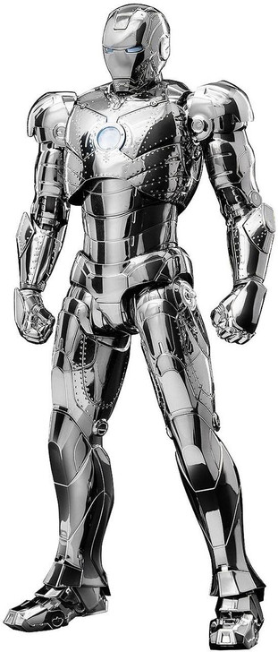  threezero DLX Iron Man Mark 2 Chrome Edition Figure 