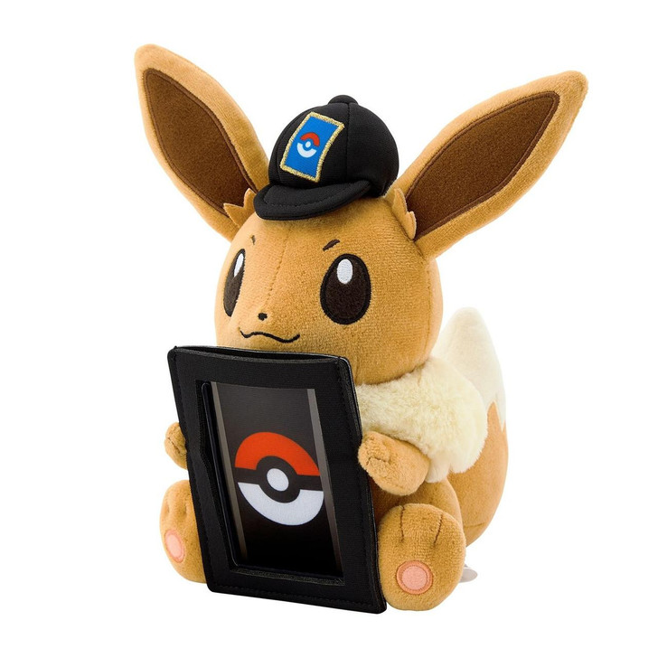 Pokemon Center Original Pokemon Card Game Plush Card Stand Eevee