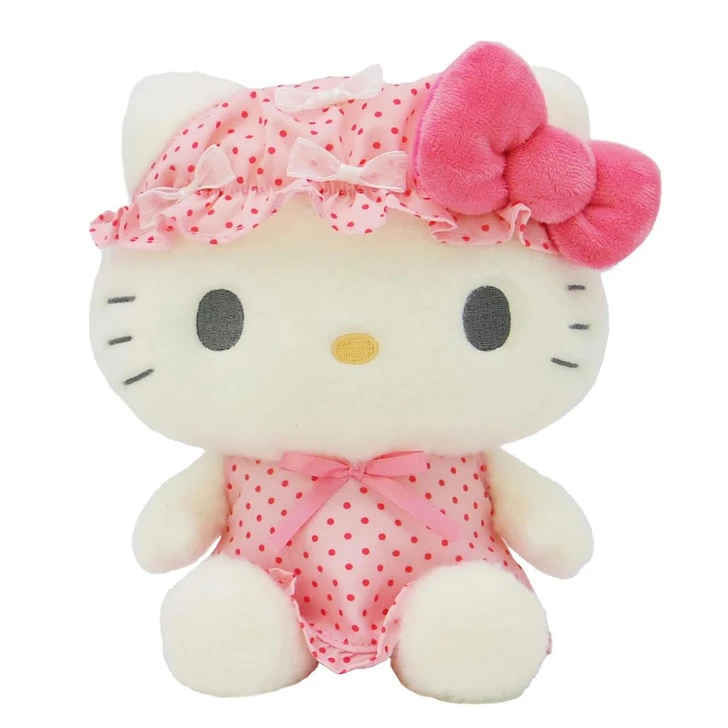  Nakajima Sanrio Plush S Nightcap Ribbon Hello Kitty 