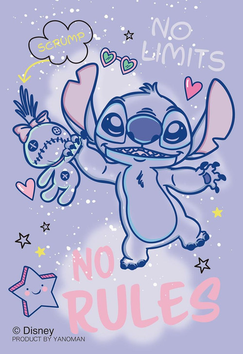 Yanoman Jigsaw Puzzle No Rules / Stitch & Scrump (70 Pieces) 