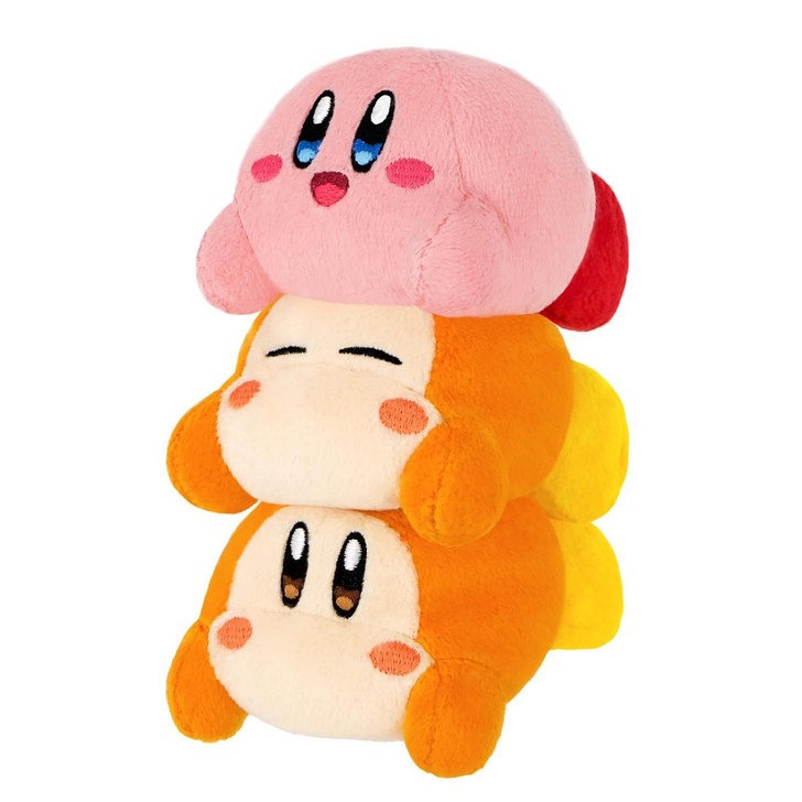  San-ei Kirby Of The Stars Plush Waddle Dee Stack 3-Piece Set A 