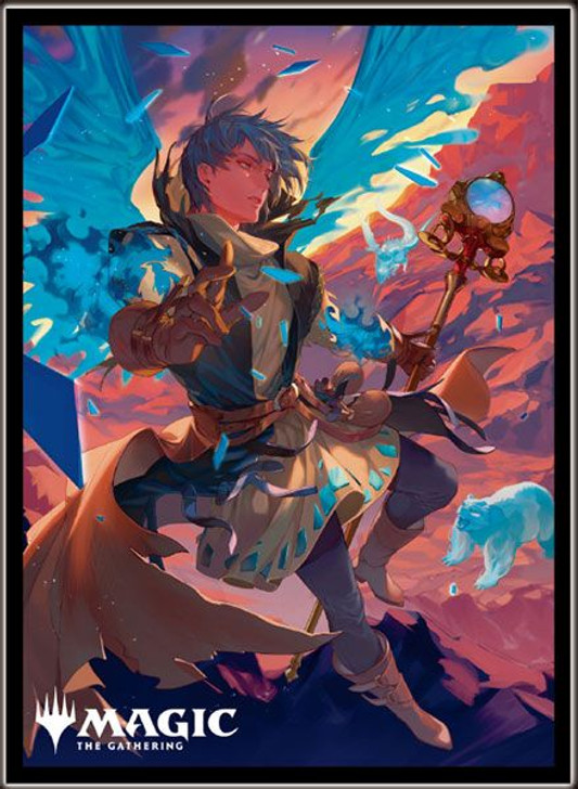 Ensky Magic: The Gathering Players Card Sleeve MTGS-329 - Foundations Pol Jamal, Illusionist
