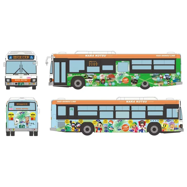 Tomytec Bus Collection JH058-2 Nara Kotsu Bus Lines Yagi-Shingu Express Bus (Nara/Wakayama Prefecture) (HO scale)