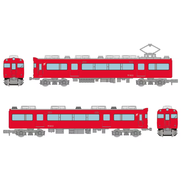 Tomytec Nagoya Railroad Series 7300 2 Cars Set (N scale)