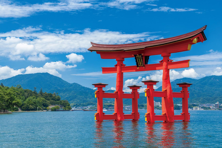 Jigsaw Puzzle Itsukushima Shrine Grand Torii (Hiroshima) (1000 Pieces)