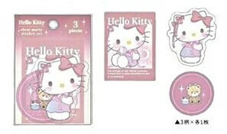 T's Factory Sanrio Clear Mat Sticker Set Ballet Core / Hello Kitty