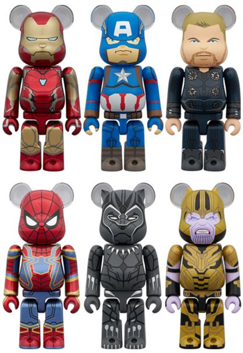 Medicom BE@RBRICK CHASE Marvel Infinity Saga Figure (BOX 12pcs)