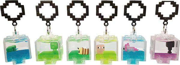 Minecraft オイルチャーム　キーホルダー　 7個セット Just Toys Minecraft Oil Charm Keychain SINGLE RANDOM