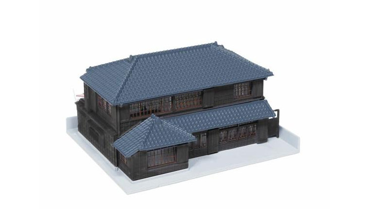 Kato 23-482B Hip-Roofed Townhouse 1 (Black Wall) (N scale)