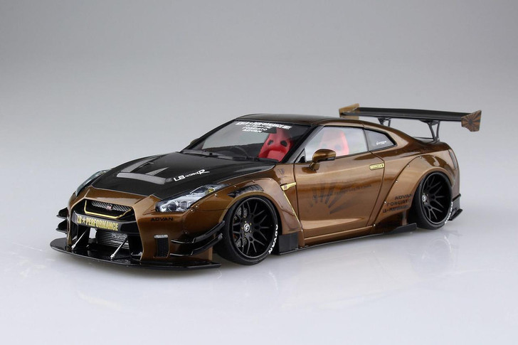  Aoshima 1/24 Liberty Walk No.12 LB Works R35 GT-R Type 2 Ver.1 Plastic Model 