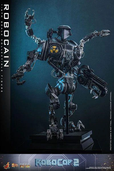  Hot Toys Movie Masterpiece Diecast RoboCain 1/6  Fully Poseable Figure (RoboCop 2) 