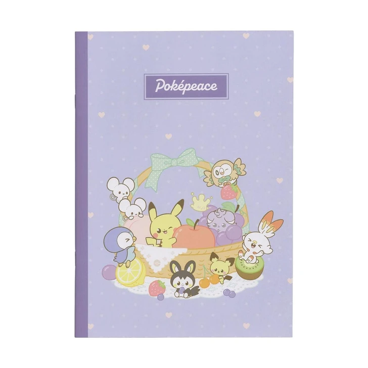 Pokemon Center Original Free Notebook PokePeace Fruit Series