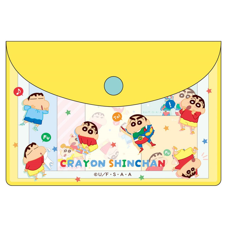 T's Factory Crayon Shin-chan Pouch With Sticky Notes Shin-chan World / Flyer