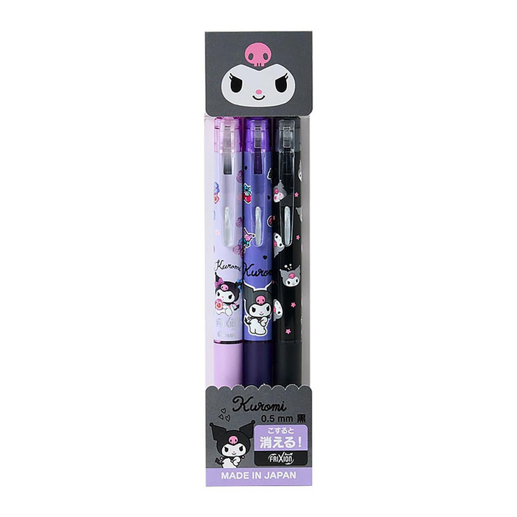  Sanrio Kuromi Friction Ball Knock 3-Piece Set Ball Diameter: 0.5mm Color: Black Knock Type 770850 
