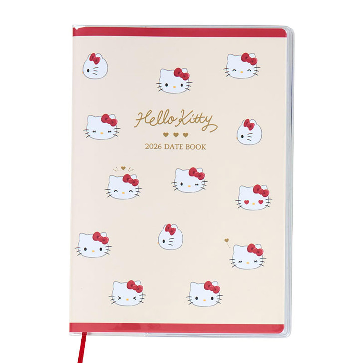 Sanrio Hello Kitty B6 Date Book 2026 October Start Notebook