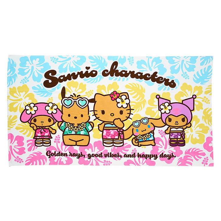 Sanrio Other Bath Towel (Toconatsu Vacation) Characters.