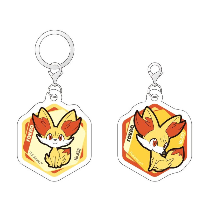 Pokemon Center Original Acrylic Marker Charm Set Vol.3 Fennekin