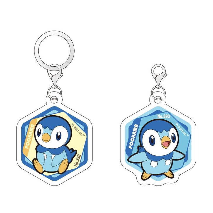 Pokemon Center Original Acrylic Marker Charm Set Vol.3 Piplup