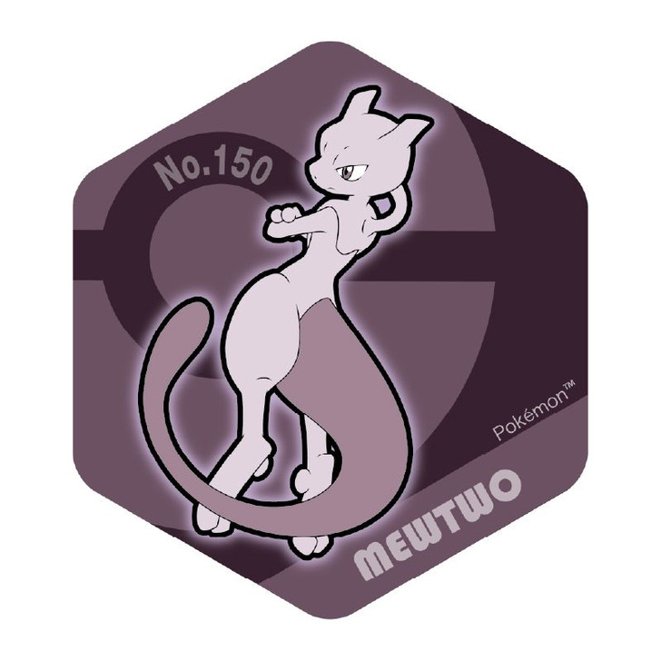 Pokemon Center Original Honeycomb Acrylic Magnet BIG Vol.4 Mewtwo