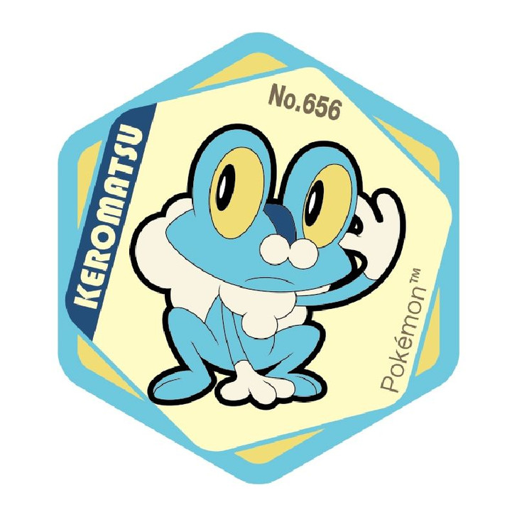 Pokemon Center Original Honeycomb Acrylic Magnet Vol.7 Froakie