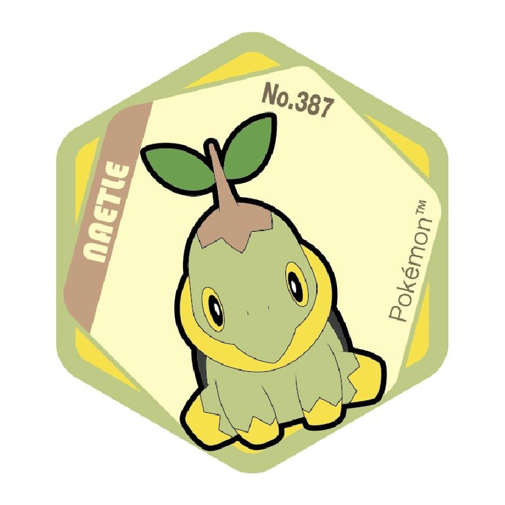 Pokemon Center Original Hexagonal Acrylic Magnet Vol.7 Turtwig