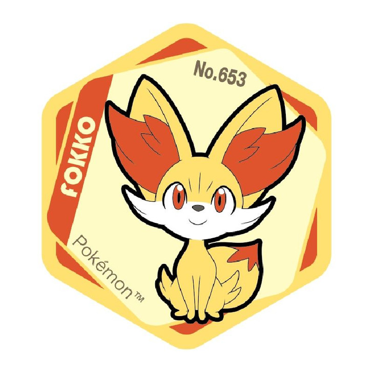 Pokemon Center Original Honeycomb Acrylic Magnet Vol.7 Fennekin