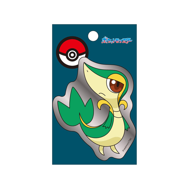 Pokemon Center Original Silver Sticker Snivy