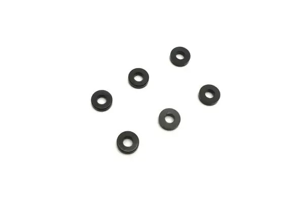 Kyosho 97059-02BK Aluminum Collar (3x7x2mm/Black/6pcs)