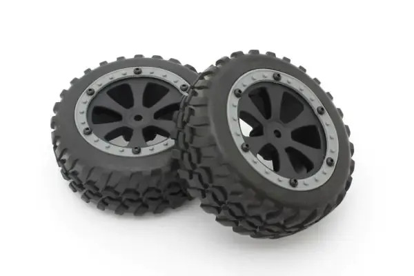Kyosho EZTH002GY Tire&WheelSet (Gray/SAND MASTER)