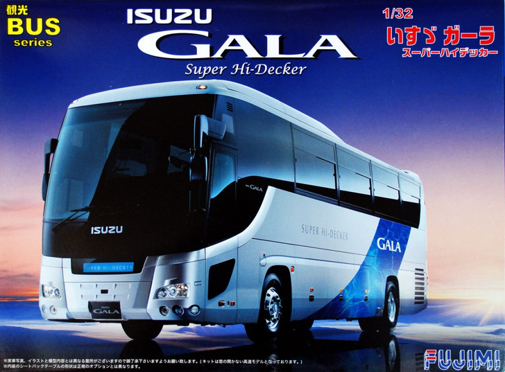 Fujimi BUS02 Isuza Gala Super Hi-Decker 1/32 Scale Kit (4968728011264)