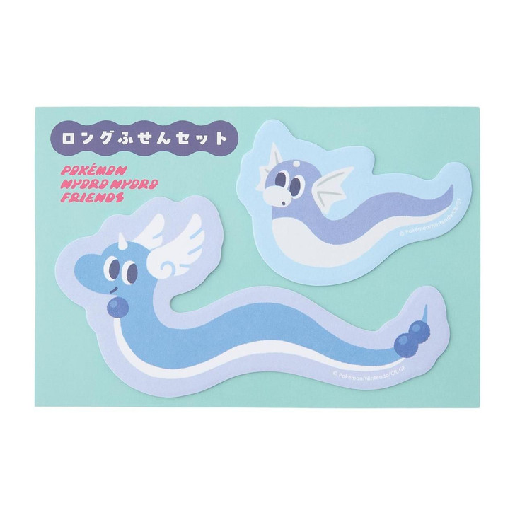  Pokemon Center Original Long Sticky Note Set Pokemon Nyoronyoro Friends 