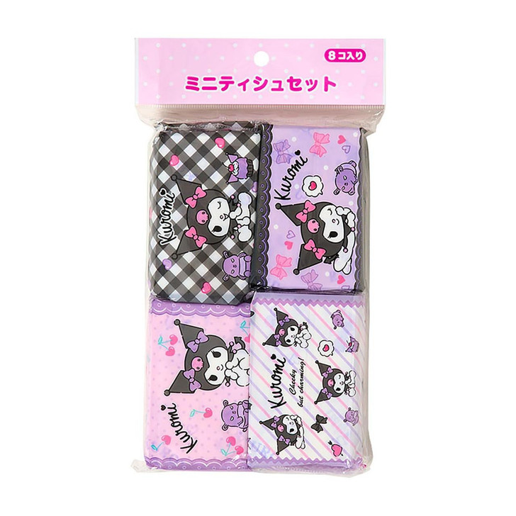 Sanrio Kuromi Mini Tissue 8-Piece Set 504238 