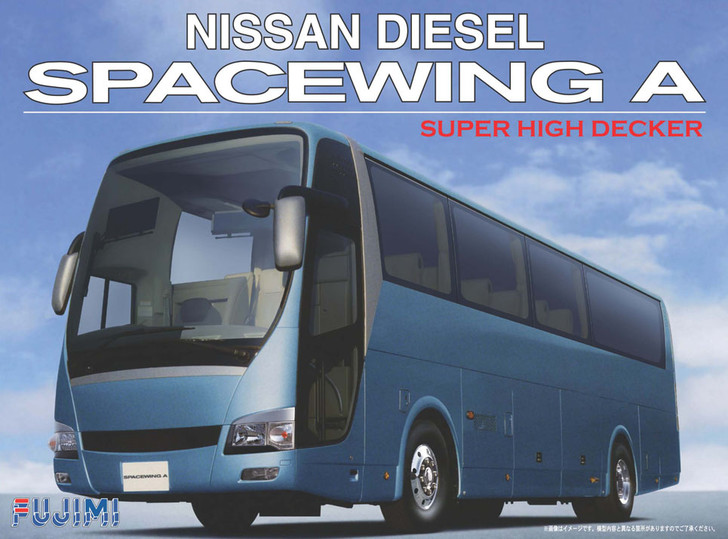 Fujimi BUS13 Nissan Diesel Space Wing A Super Hi-Decker 1/32 Scale Kit (4968728011660)