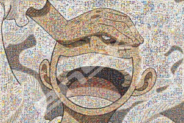 Jigsaw Puzzle One Piece Mosaic Art [Gear 5] (1000 Pieces)