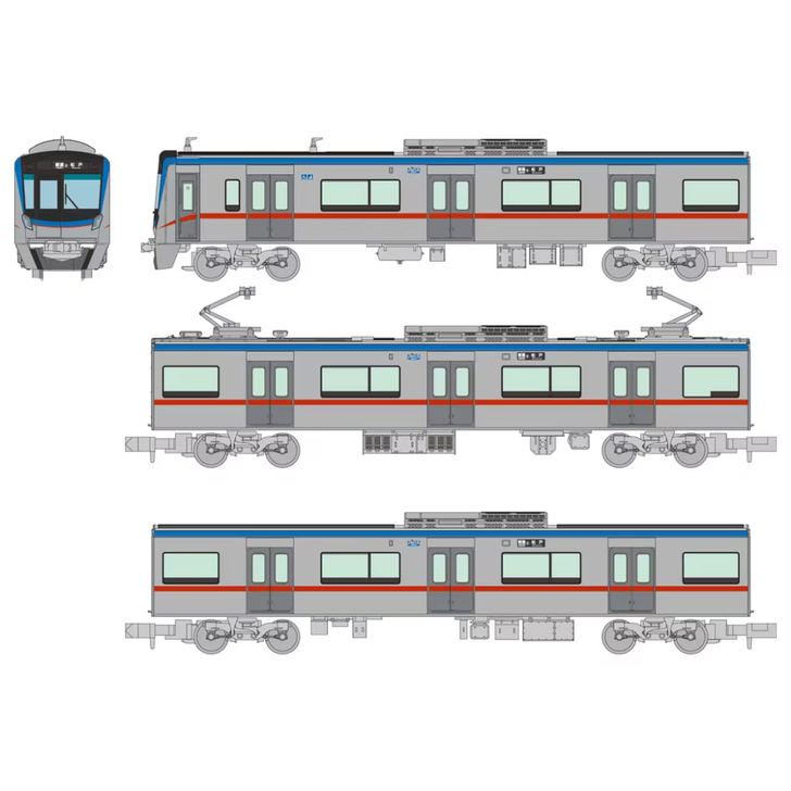 Tomytec Keisei Electric Railway Type 80000 3 Cars Set (N scale)