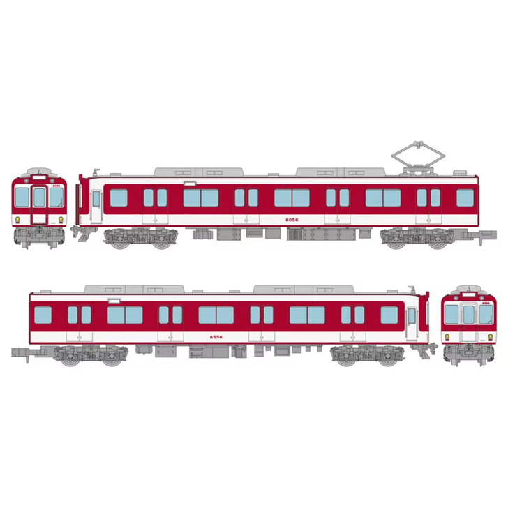 Tomytec Kintetsu Series 8000 (Early Vehicles - Transitional Paint) 2 Cars Set B (N scale)